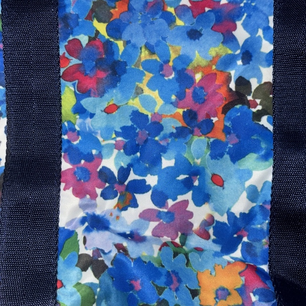 Kipling Colorful Large Tote Bag w/White Gorilla Charm Excellent Condition! - Picture 7 of 16
